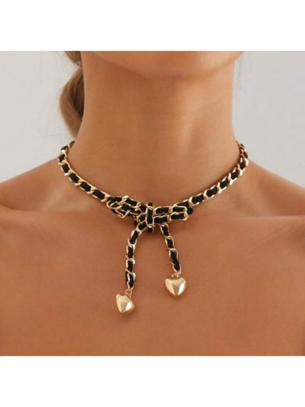Bow Choker Necklace M1490